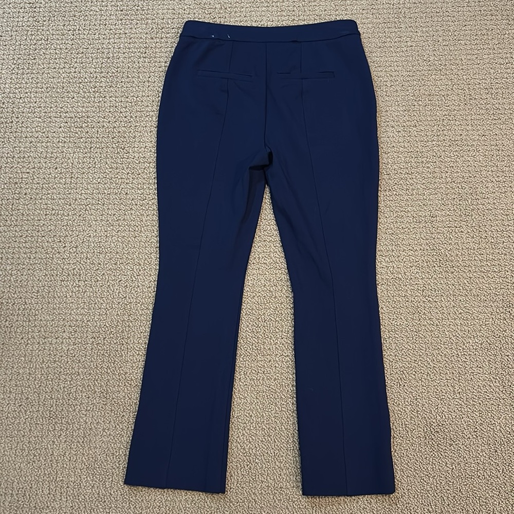 WHBM The Ankle Boot Pull On Front Pleat Pants size 4 Career Office Casual - Picture 2 of 15